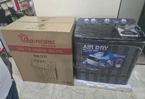 10KG Black Twin Tub Top Load Washing Machine –