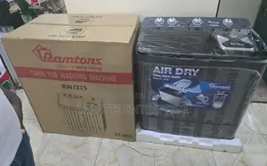 10KG Black Twin Tub Top Load Washing Machine –