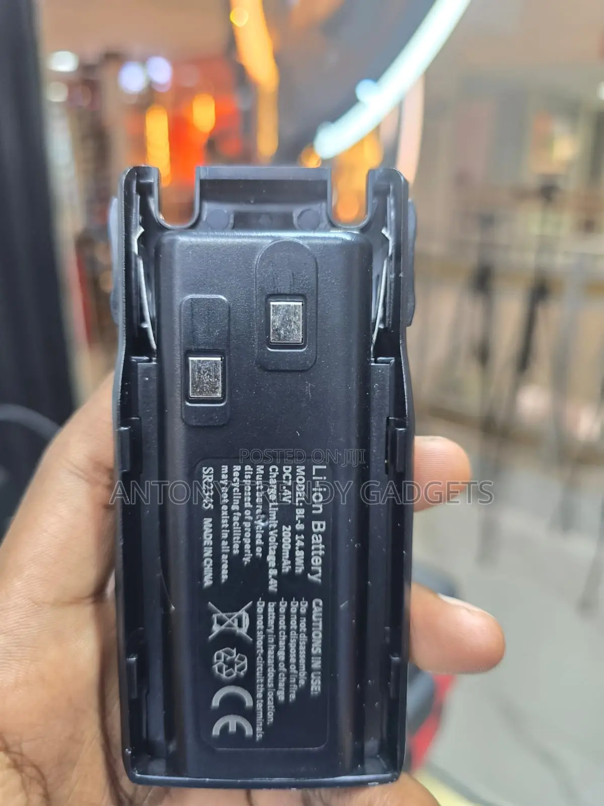 BL-8 High Capacity Battery for Baofeng UV-82HP UV-8D