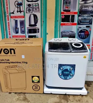 Von 11KG Twin Tub Semi-Automatic Washing Machine