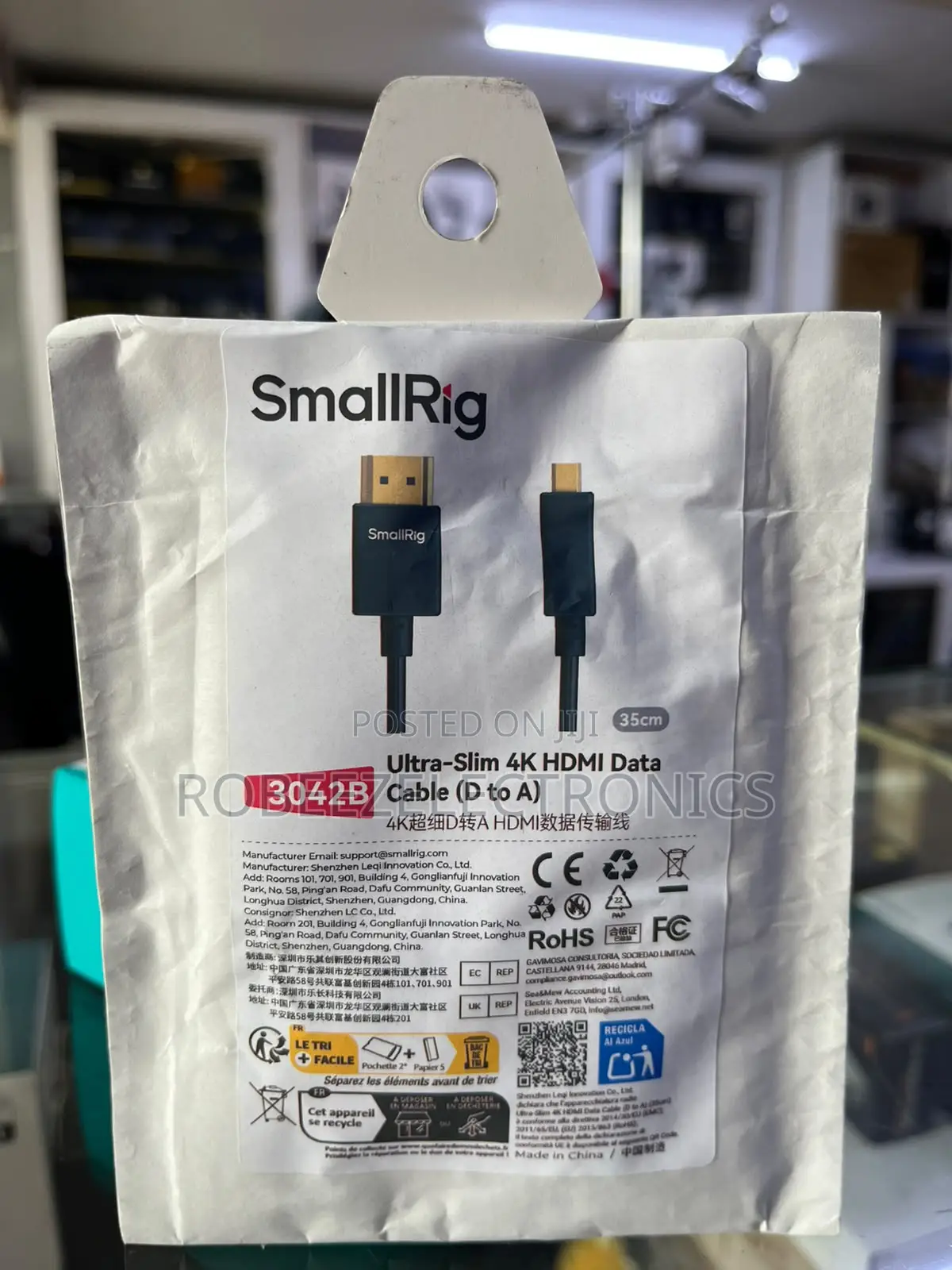 SmallRig 3042B Micro-Hdmi to HDMI Cable (13.8")