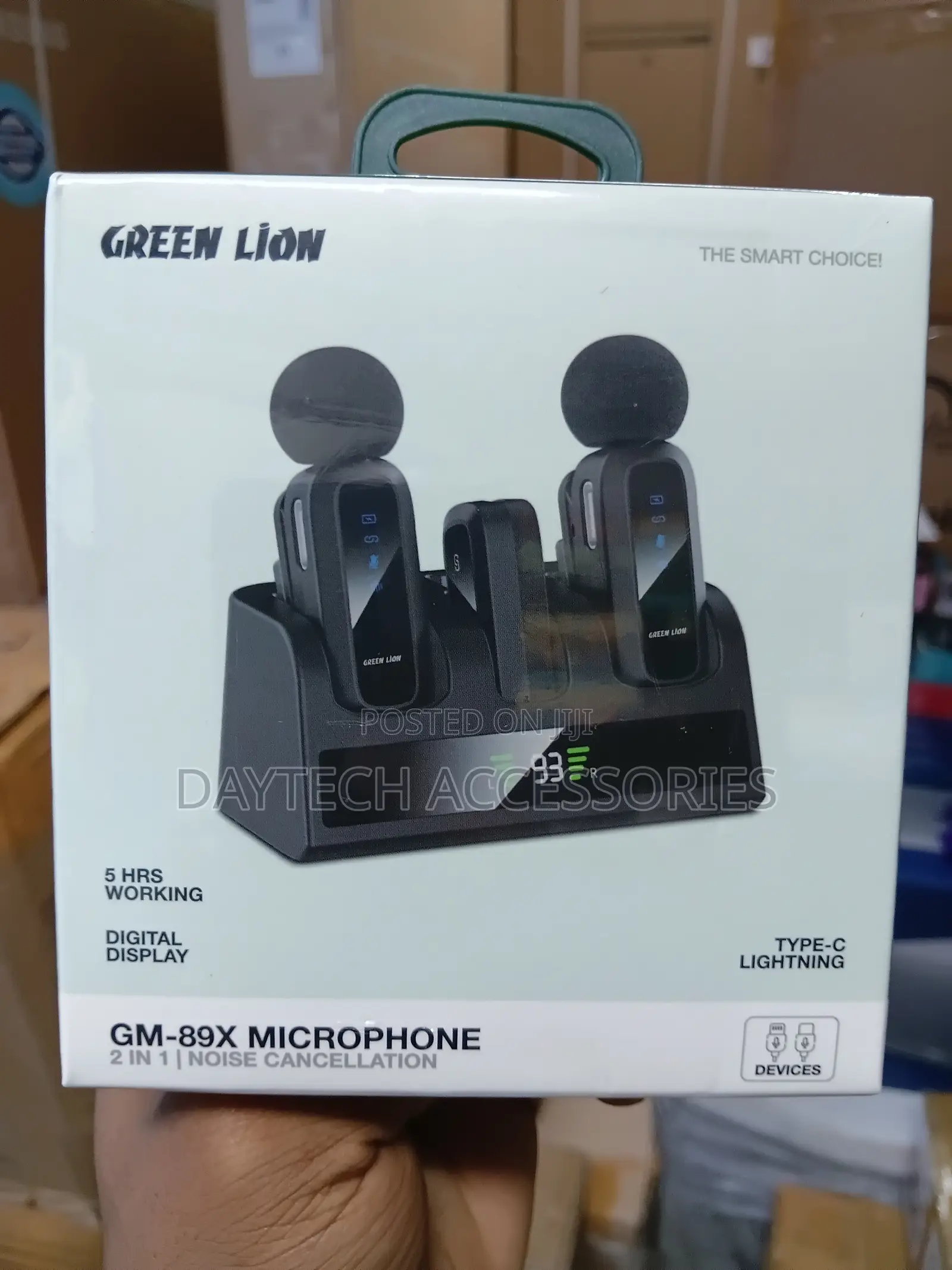 The Green Lion GM-89X 2-in-1 Wireless Microphone.