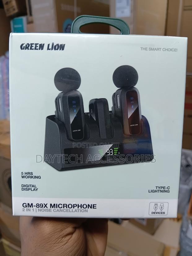The Green Lion GM-89X 2-in-1 Wireless Microphone. - thumbnail 3