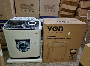 Von 11kg Twin Tub Washer – Powerful Energy Saving