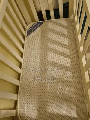 Mahogany Baby Cot With Dr Mattress