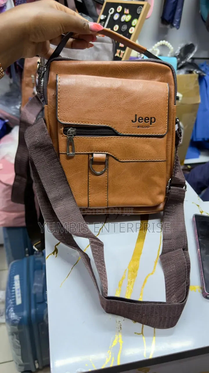 Light Brown Jeep Sling Shoulder Bags for Everyday Carry