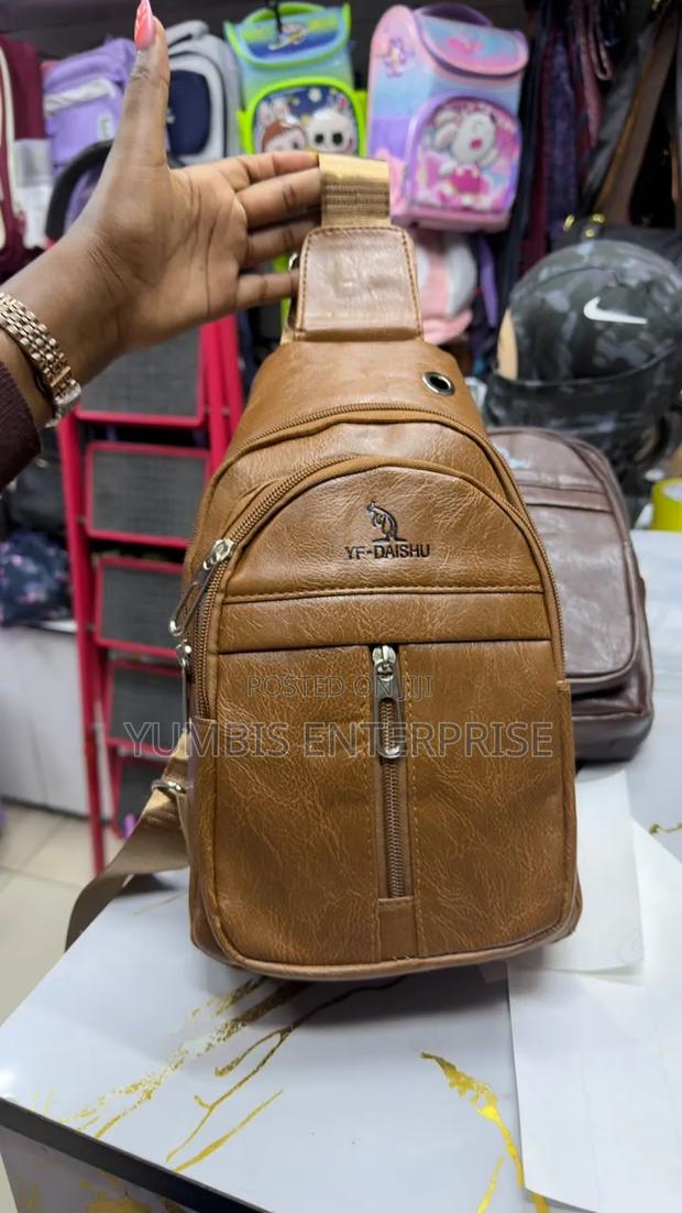 Light Brown Chest Bags Crossbody at 800 - thumbnail 2