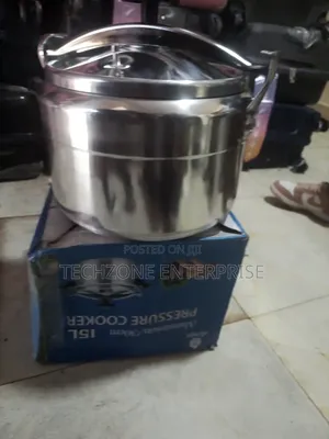Nunix 15 Litres Aluminum Manual Pressure Cooker 