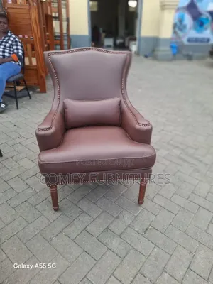 Executive Brown Wingback Arm Chair