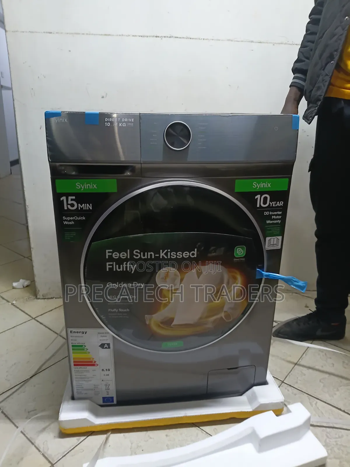 Syinix 10/7kg Wash and Dry Combo – Direct Drive Inverter