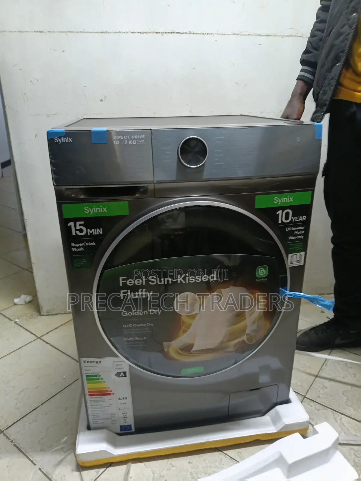 Syinix 10KG Wash 7KG Dry Front Load Washing Machine
