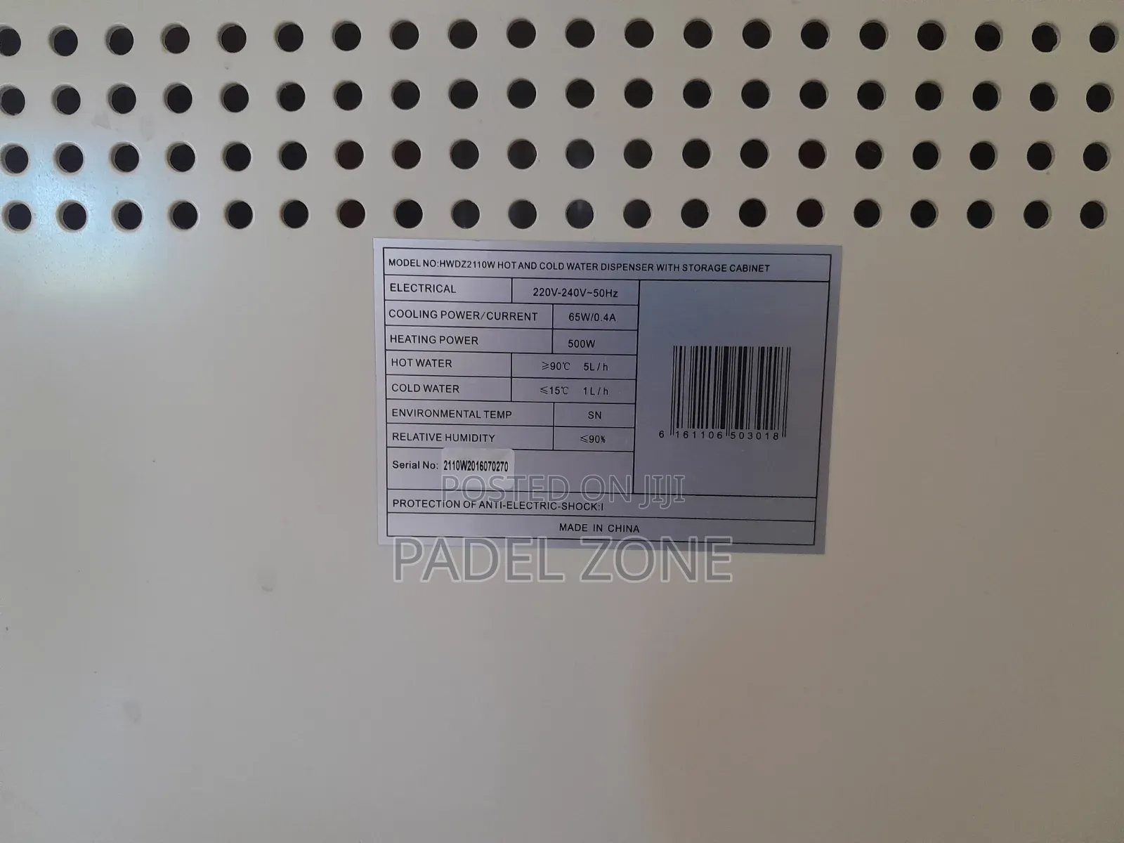 VON (Hotpoint) Floor-Standing Water Dispenser – Hot Cold