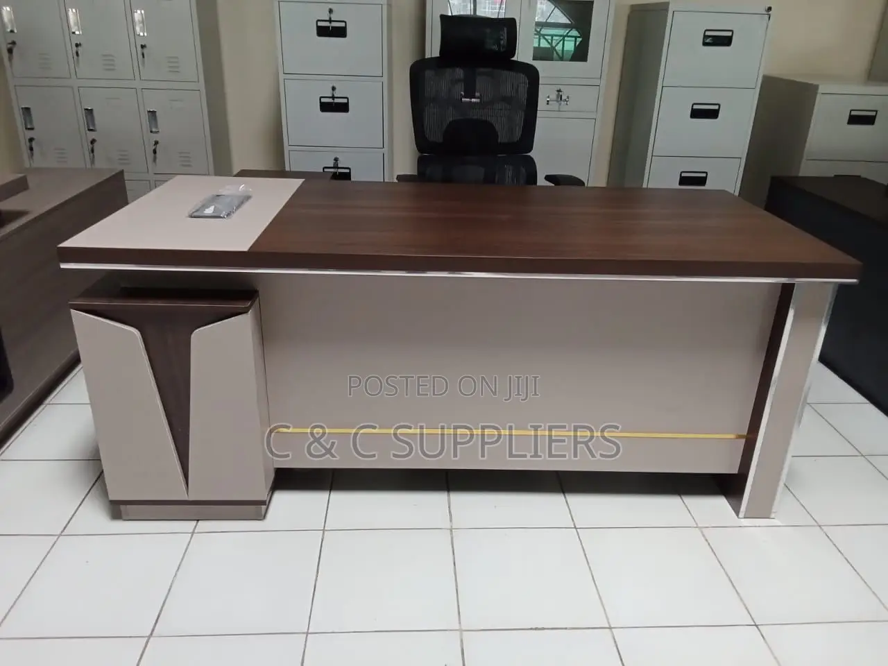 Imported L-Shaped Boss Task Table-180cm