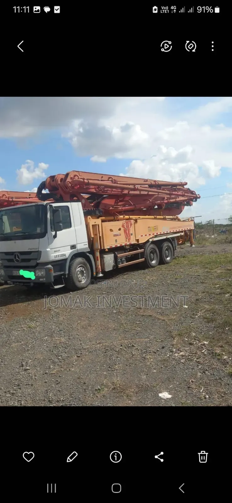 Concrete Pump and Carmix for Hire