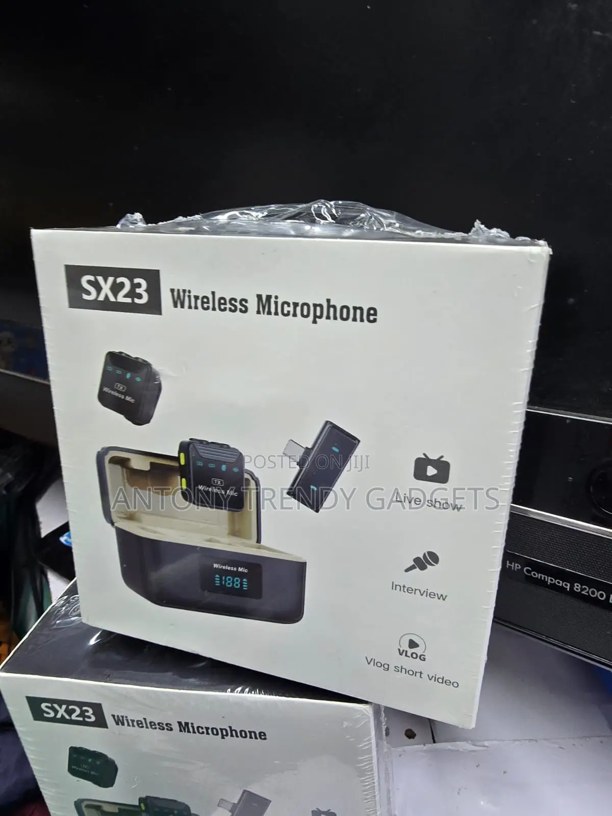 SX23 Wireless Lavalier Microphone With Charging Case