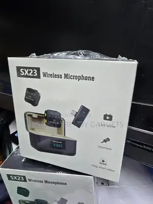 SX23 Wireless Lavalier Microphone With Charging Case