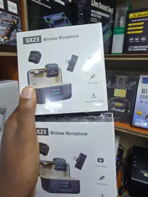 SX23 Wireless Lavalier Microphone With Charging Case