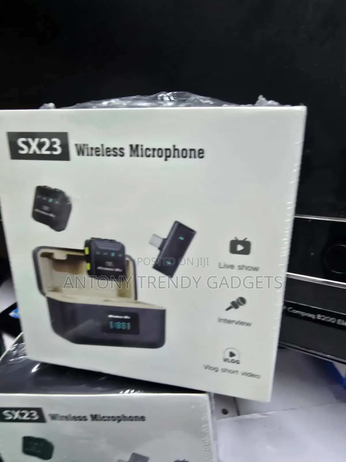 SX23 Dual Wireless Microphone for Vlogging Streaming