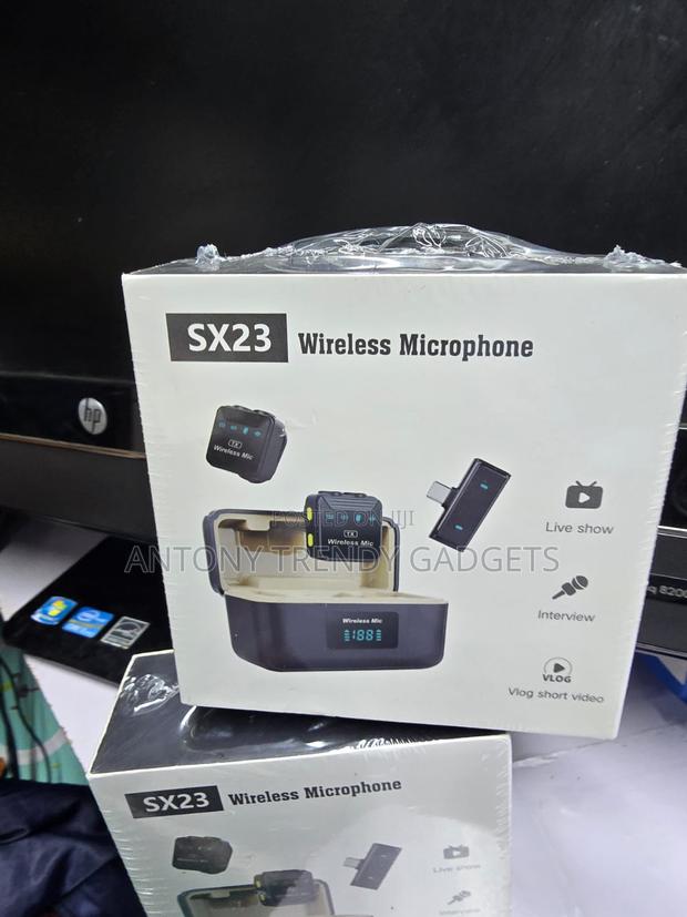 SX23 Dual Wireless Microphone for Vlogging Streaming - thumbnail 2