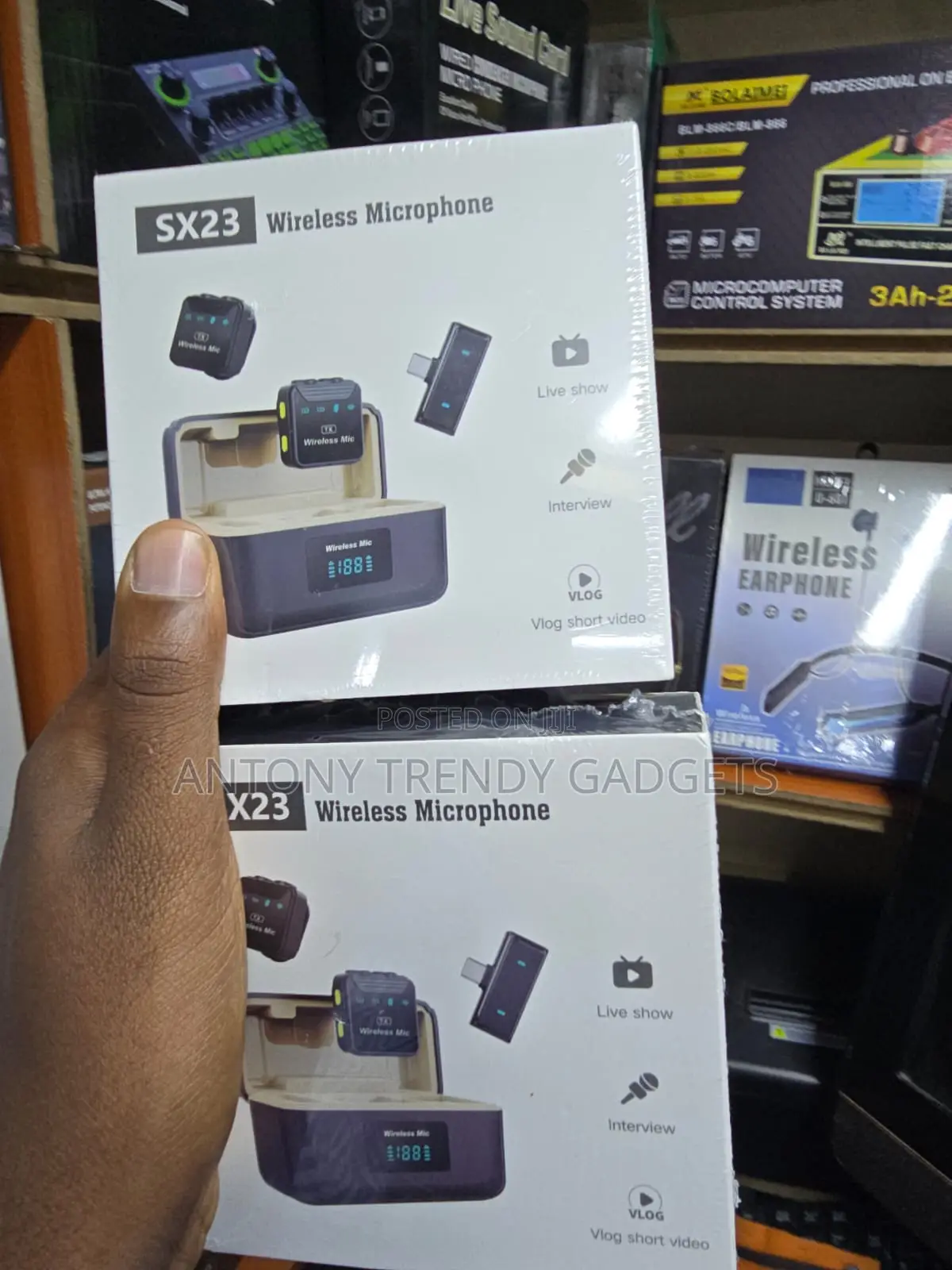 SX23 Dual Wireless Microphone for Vlogging Streaming