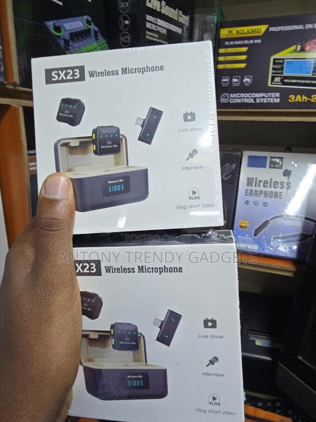 SX23 Dual Wireless Microphone for Vlogging Streaming - thumbnail 3