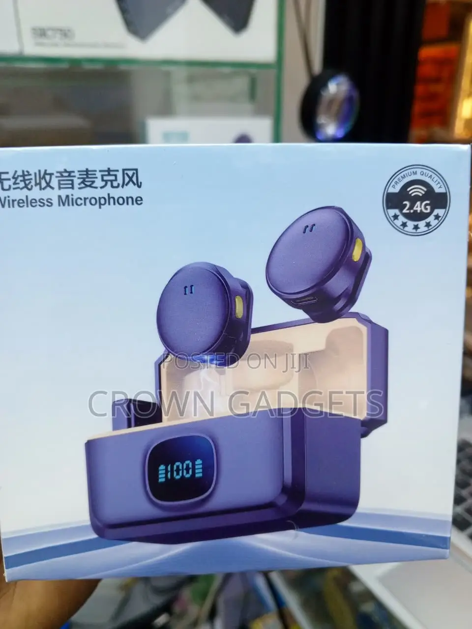 Q18 Dual Wireless Mic for Vlog Podcast YouTube Recording
