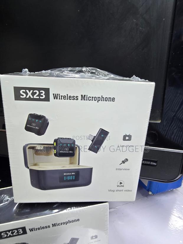 SX23 Clip-on Wireless Mic With Noise Reduction Technology