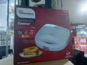 Ramtons RM/479 Sandwich Maker Toaster, White 