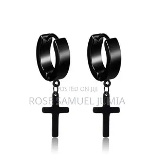 Cross Earings Pierced