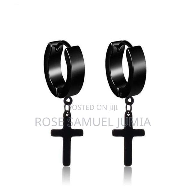 Cross Earings Pierced - thumbnail 2
