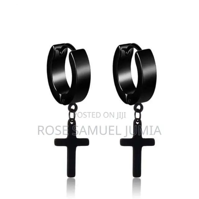 Cross Earings Pierced