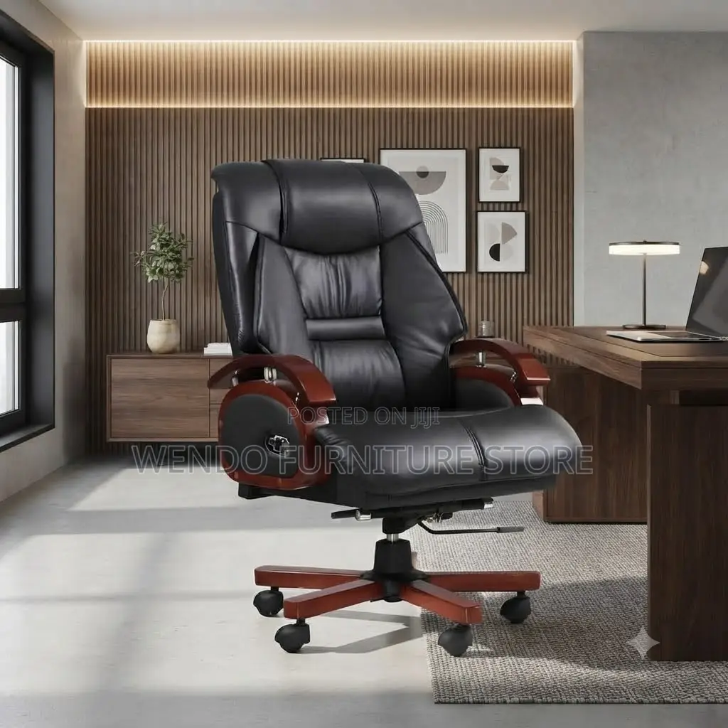 Office Chairs; Executive Office Chairs With Tuff Leather Cushion