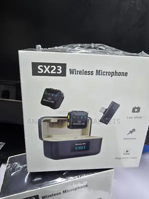 SX23 Dual Wireless Lavalier Mic With 3-in-1 Receiver