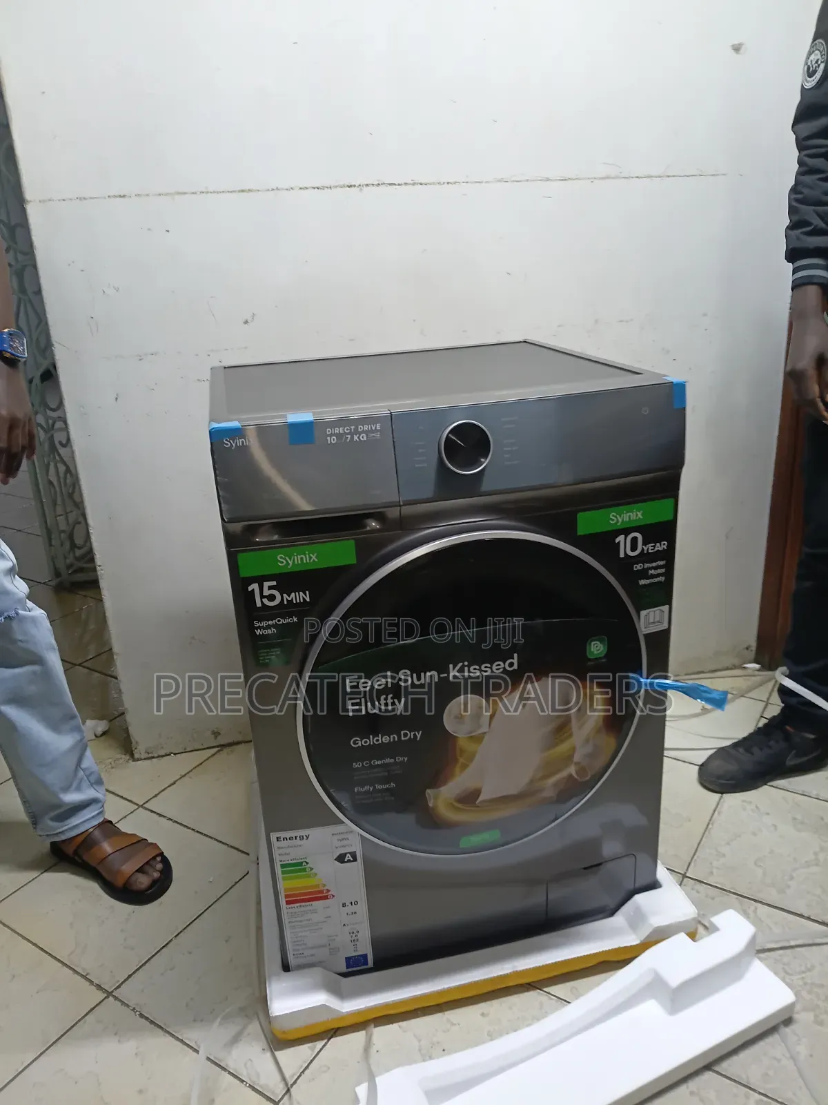 Syinix 10/7kg Washing Machine – 10-Year Motor Warranty