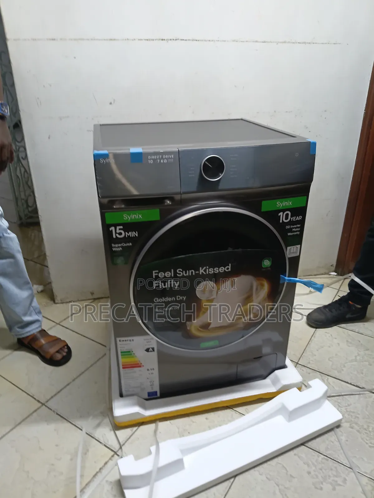 Syinix 10/7kg Washing Machine – 10-Year Motor Warranty
