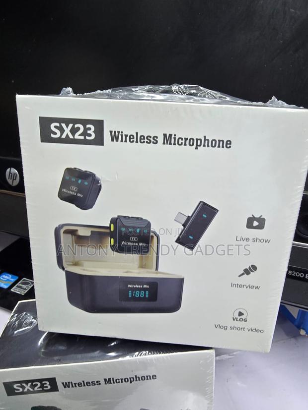 SX23 Wireless Clip-on Microphone for iPhone Android - thumbnail 2