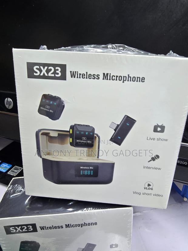 SX23 Wireless Clip-on Microphone for iPhone Android - thumbnail 3