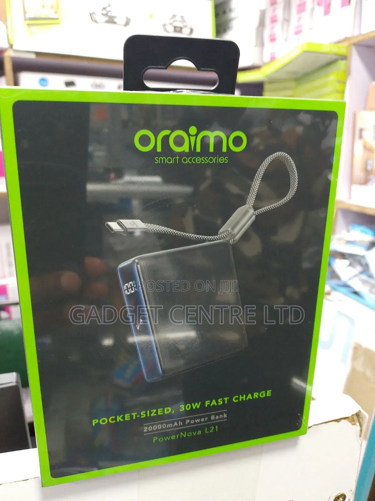 Oraimo 30w Fast Charge Power Bank