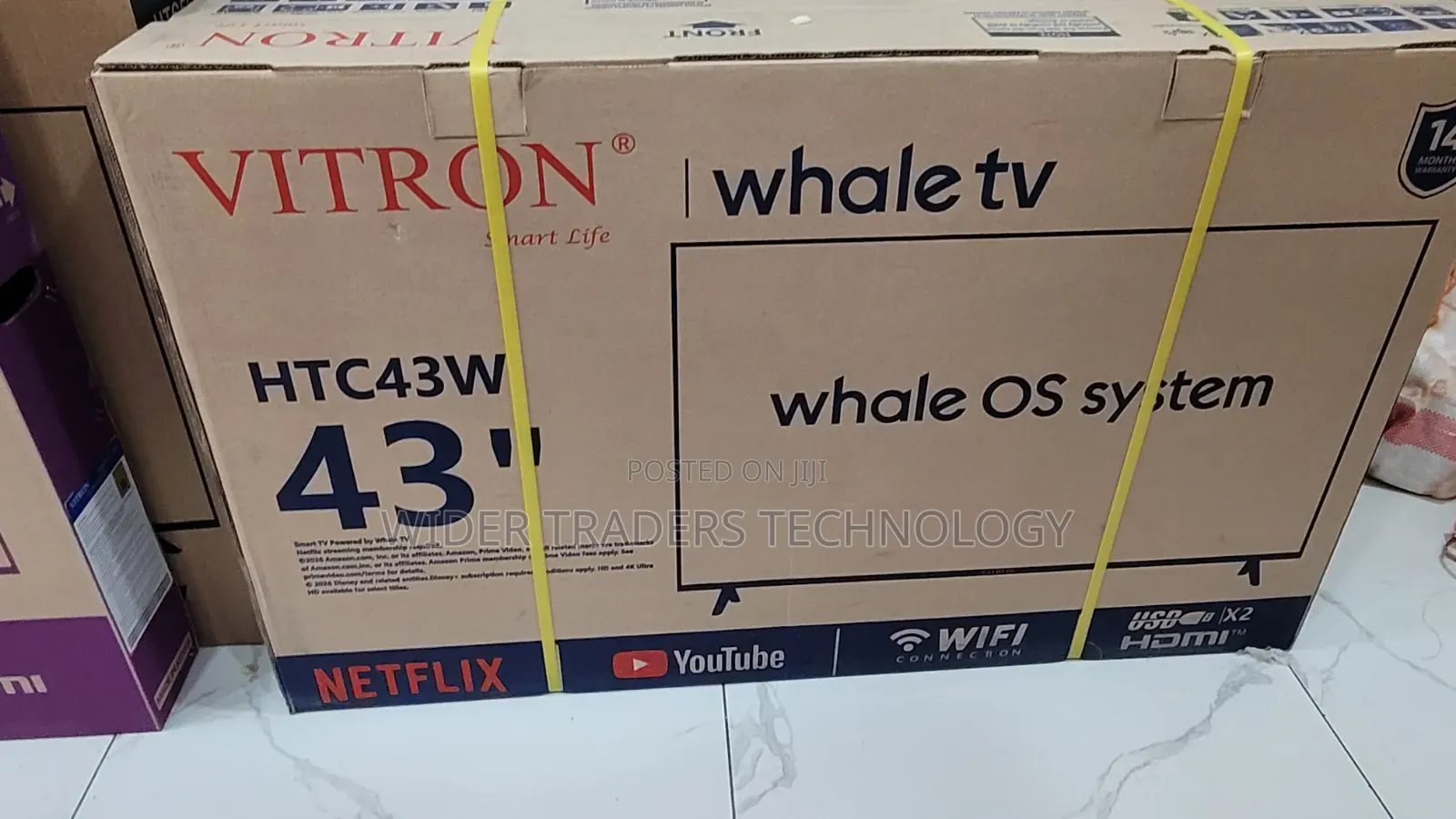 Vitron 43" WhaleOS Smart TV (Model HTC43W