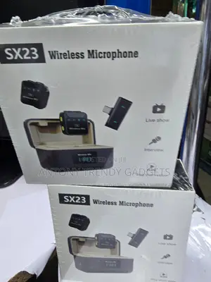 SX23 Rechargeable Wireless Microphone for Live Streaming