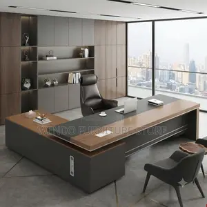 Office Desk; 1.8 Meters Executive L Figured Office Desk
