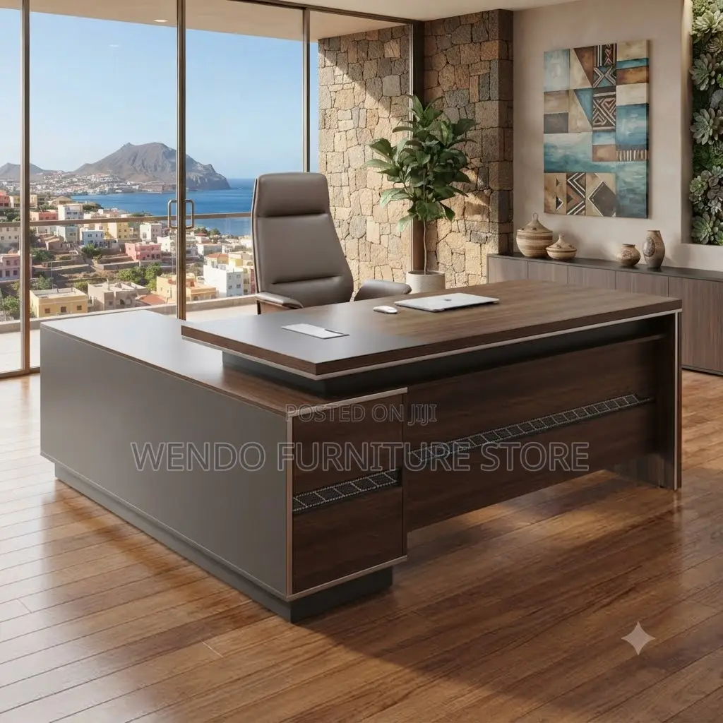 Office Desk; 1.8 Meters Executive L Figured Office Desk