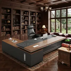 Office Desk; 1.8 Meters Executive L Figured Office Desk