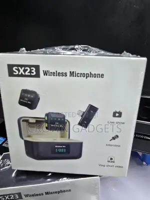 SX23 Wireless Lavalier Microphone 3-in-1 for iPhone Android