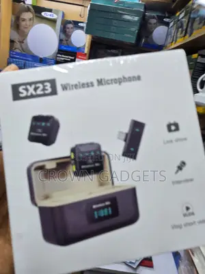 SX23 Wireless Clip-on Microphone for YouTube TikTok Podcast