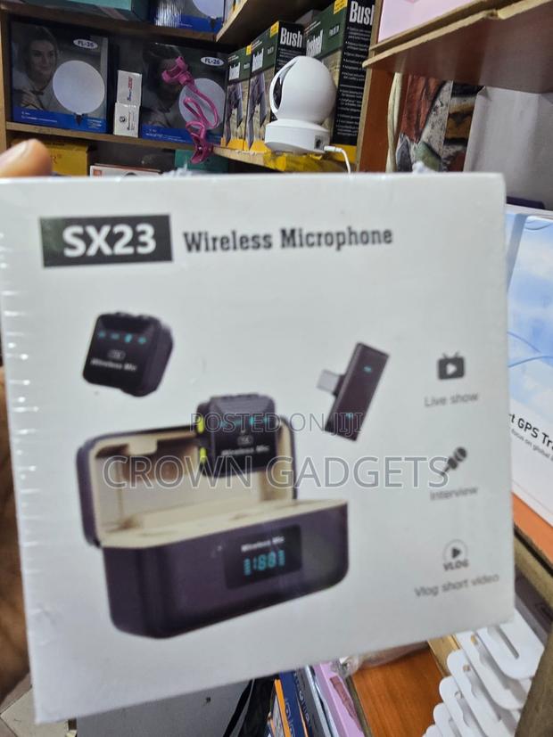 SX23 Wireless Clip-on Microphone for YouTube TikTok Podcast - thumbnail 3