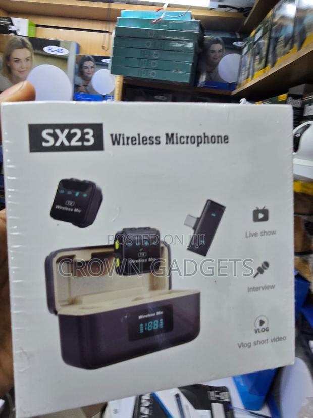 SX23 Professional Lavalier Microphone With 3-in-1 Receiver - thumbnail 3