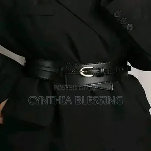 Fashion Waist Leather Belt With Buckle