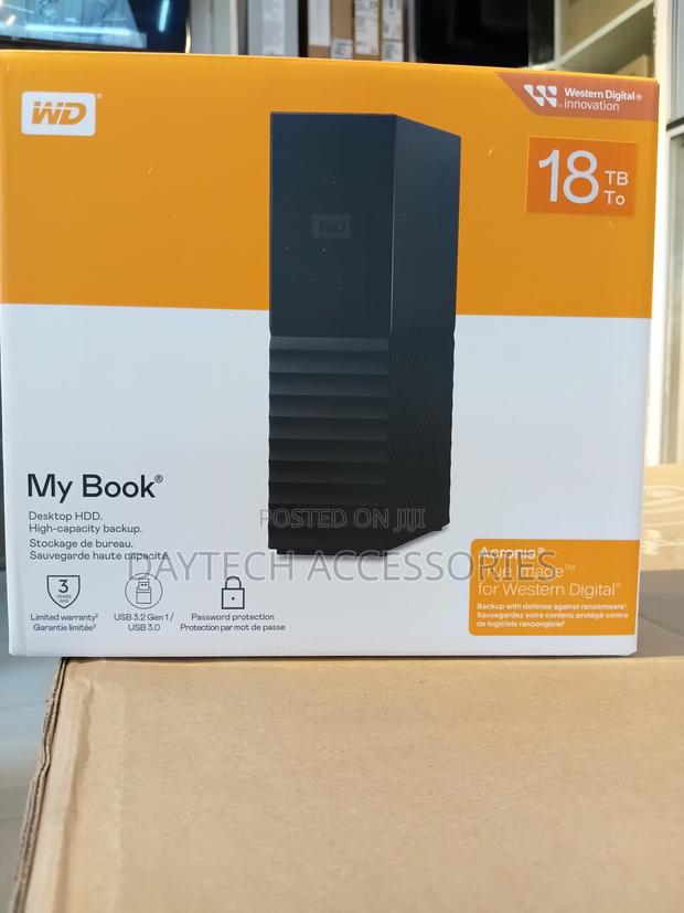 Western Digital 18 TB My Book Desktop Hard Drive - thumbnail 2