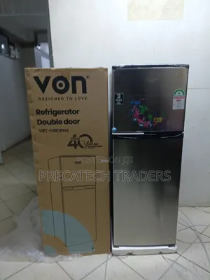 Von 138L Double Door Refrigerator – VRT-138DRHX
